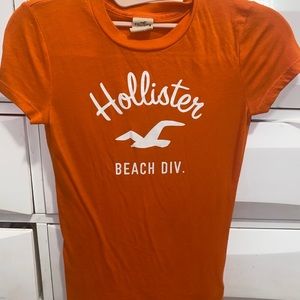 Orange hollister shirt